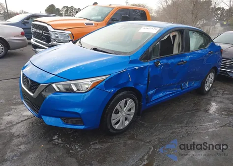 2021 Nissan Versa S Xtronic Cvt from USA, damaged, VIN 3N1CN8DV6ML906717